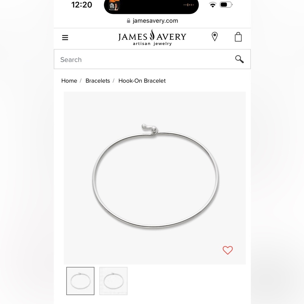James Avery Hook-on Bracelet